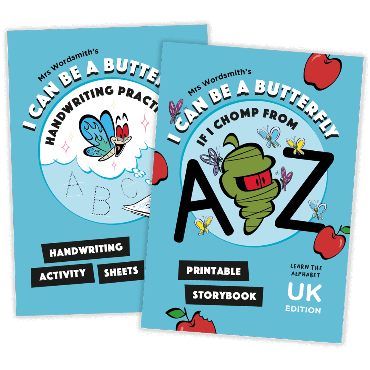 I Can Be a Butterfly UK Handwriting Activity Sheets & Storybook