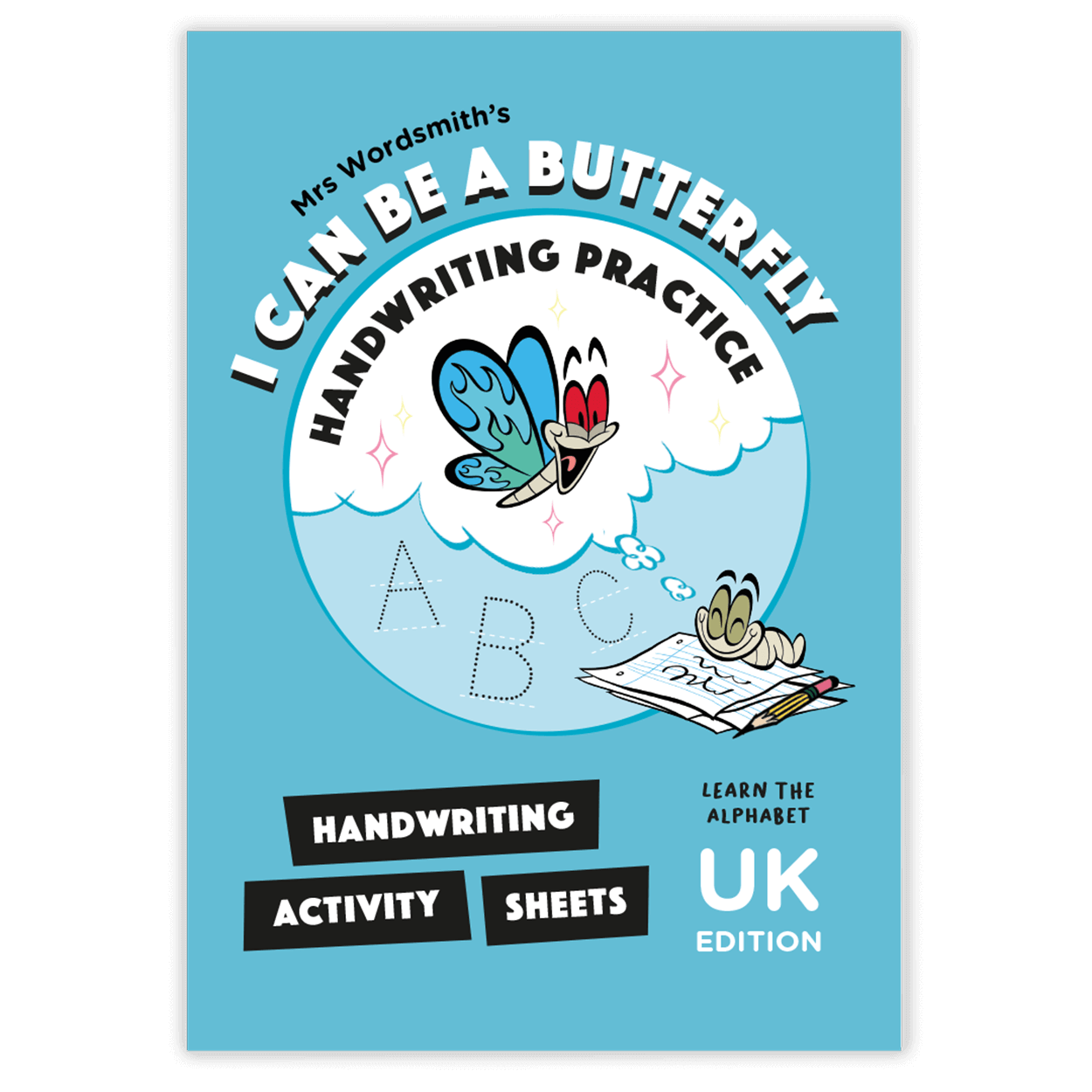 I Can Be a Butterfly Handwriting Practice - UK Edition Cover