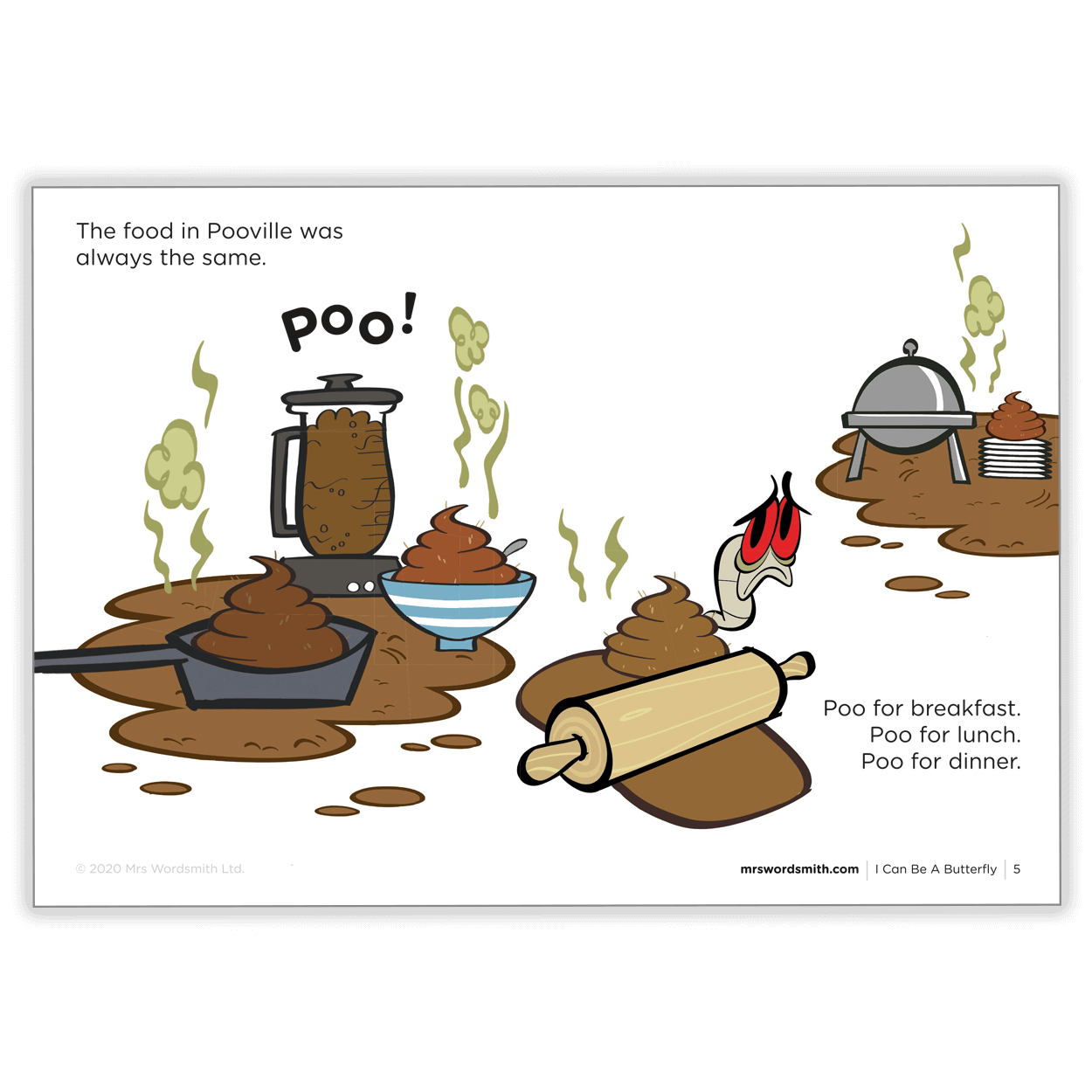 Poo food carousel image from I Can Be A Butterfly
