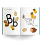 ABCHandwriting DK - B page with bagels, burritos, burgers