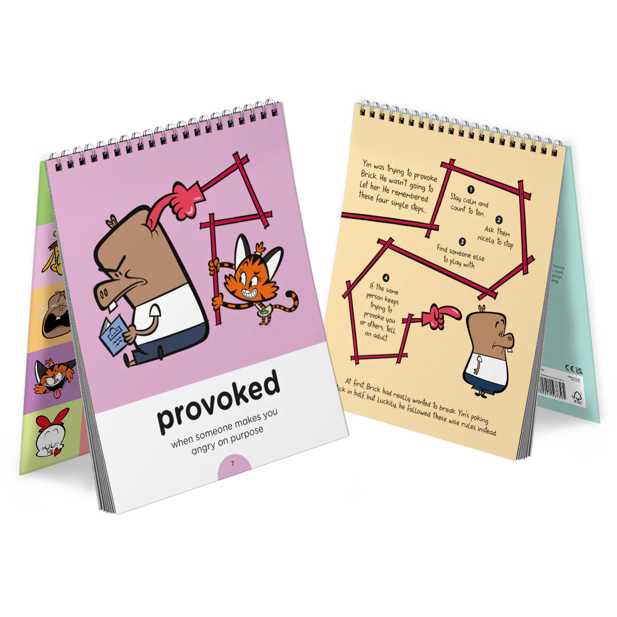 Illustrated card game, provoked