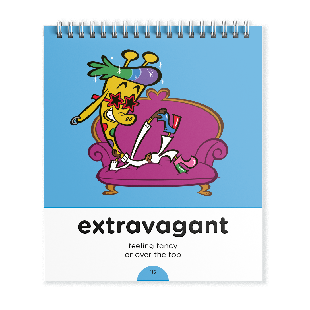 Extravagant giraffe