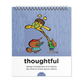 Thoughtful giraffe and platypus