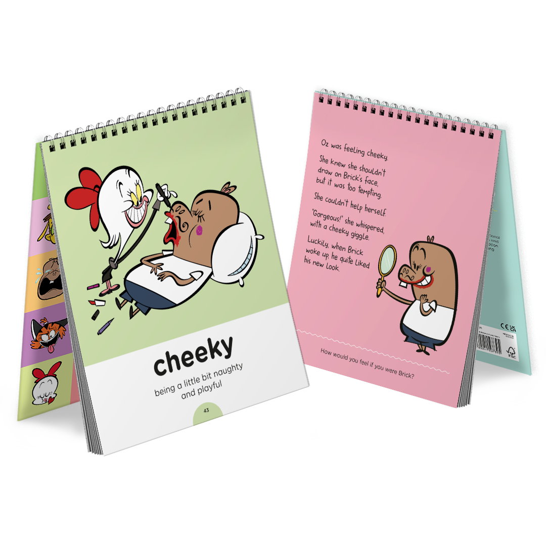 Cheeky Flipbook Illustrations