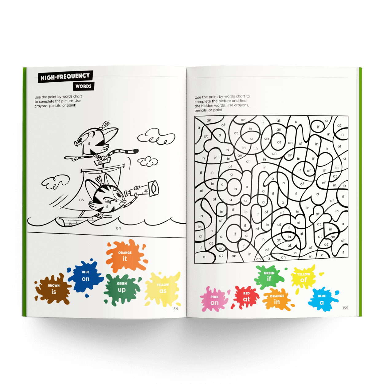 High-Frequency Words Color-by-Number