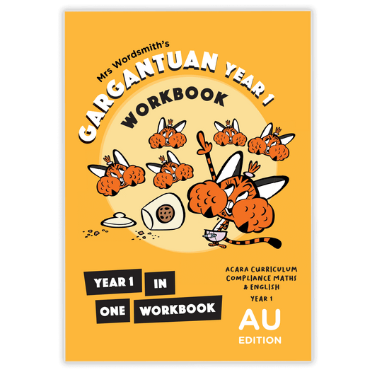 Gargantuan Year 1 Workbook (AU Edition) Cover