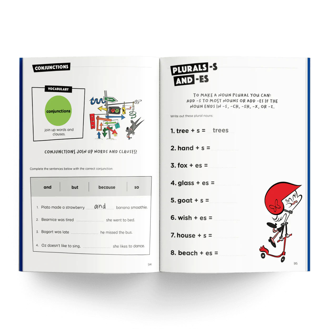 Gargantuan DK Plurals & Conjunctions Worksheet - Carousel 4
