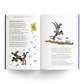 cartoon dog reading poem