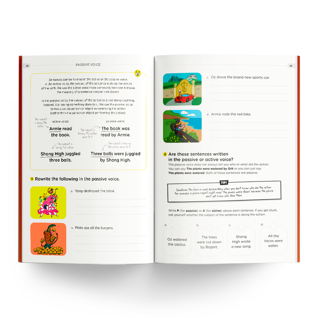 Grade 6 Workbook - Passive Voice Lesson
