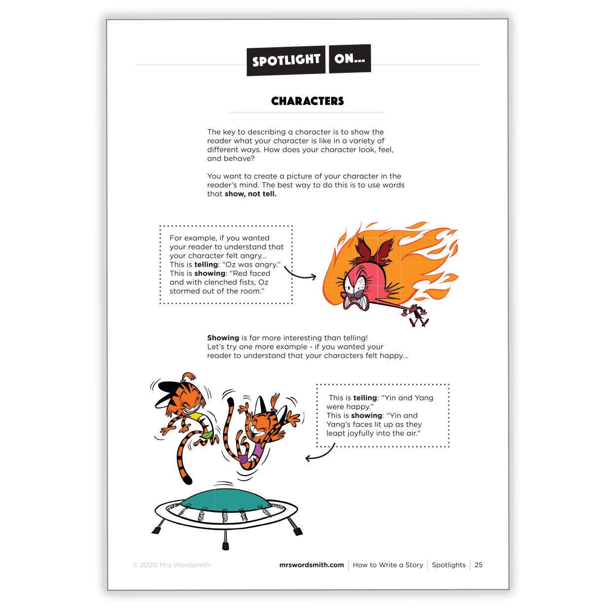 Character description examples