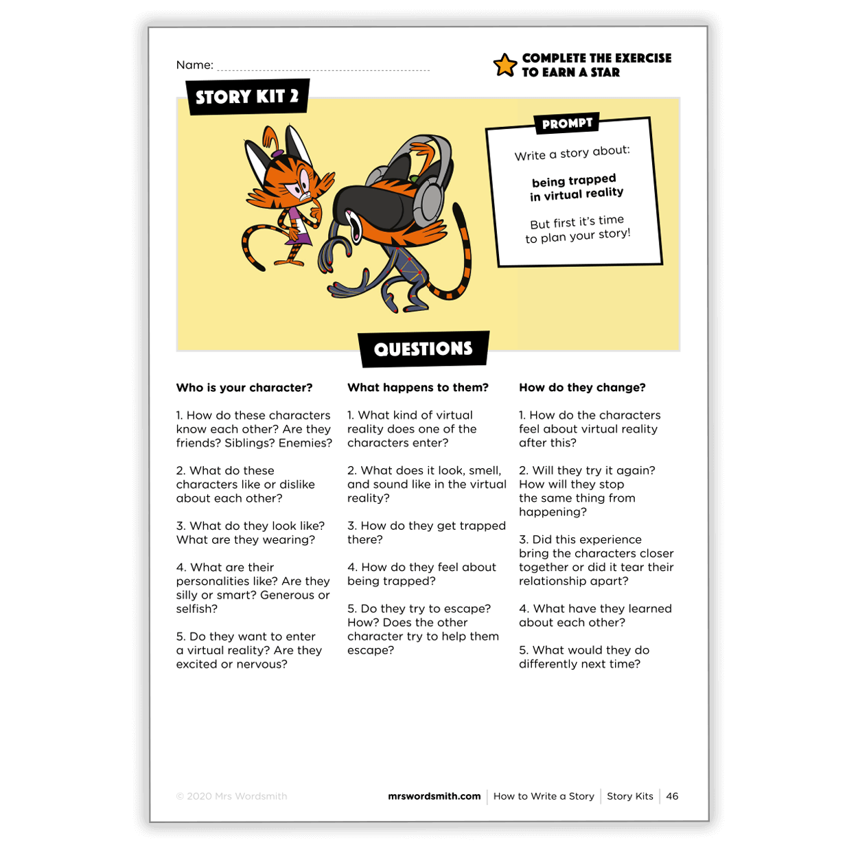 Story Kit 2 virtual reality exercise