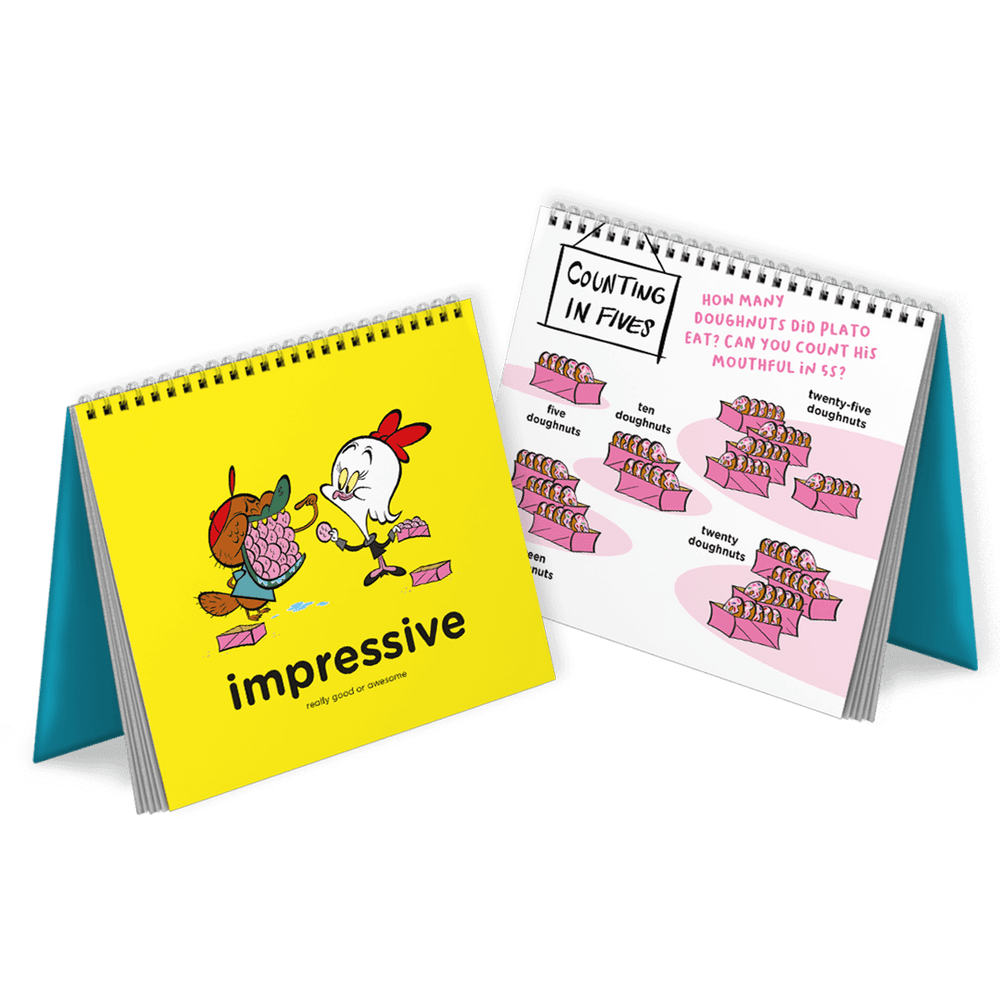 Counting & impressive learning cards.