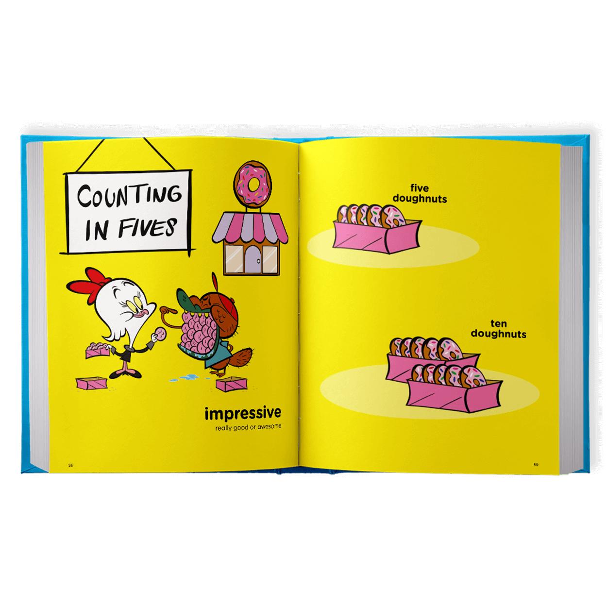 Counting in Fives with Donuts