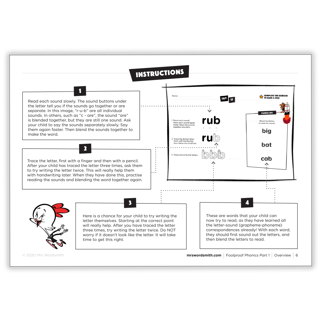 Tracing & Blending Words