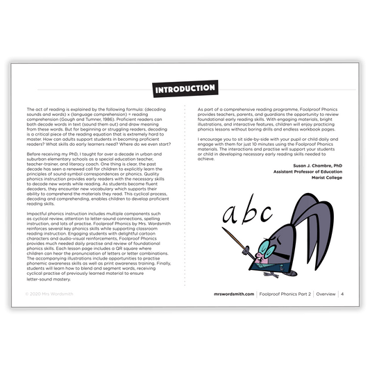 Reading program overview