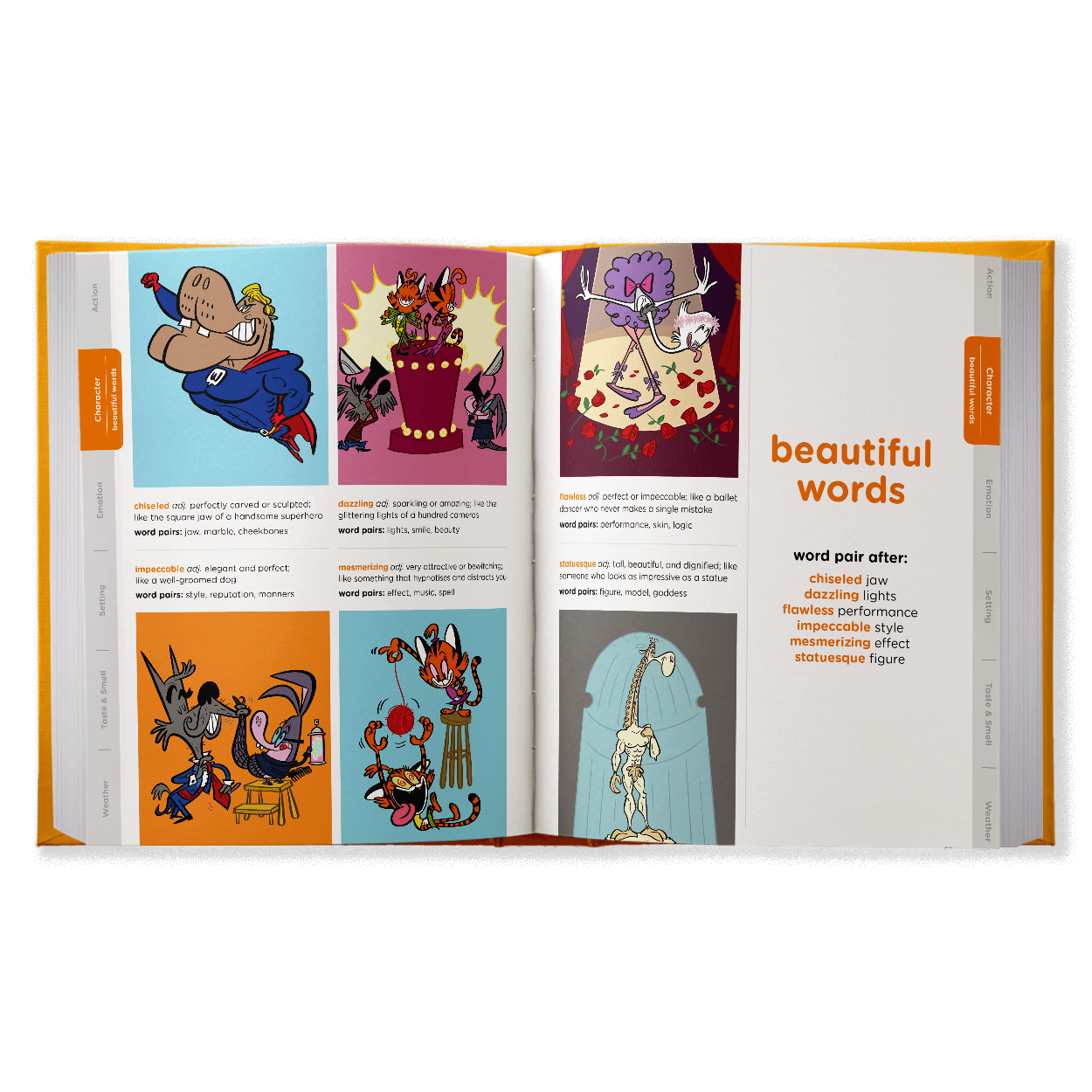 beautiful words illustration
