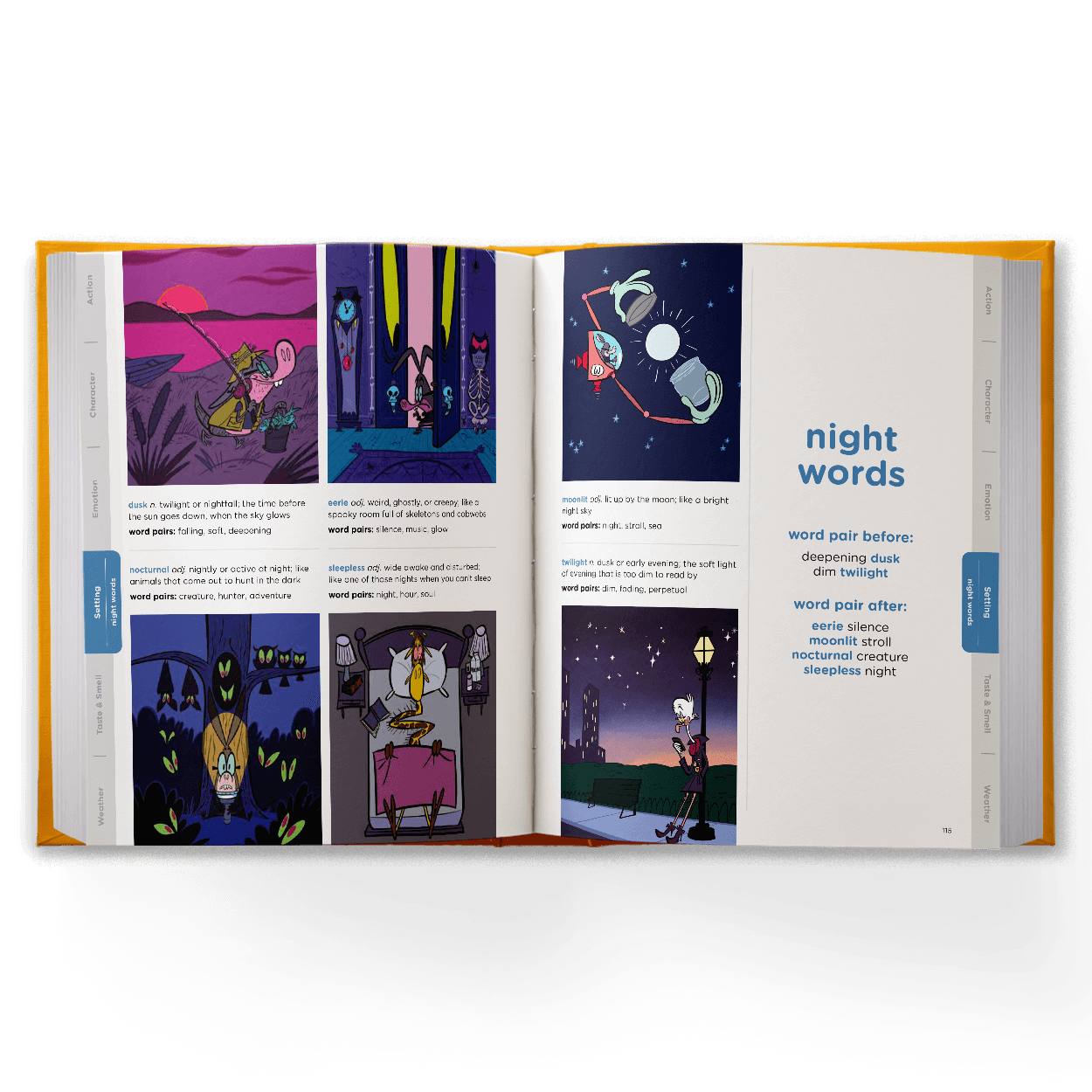 Night Words illustrations