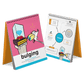 Bulging definition cards in carousel