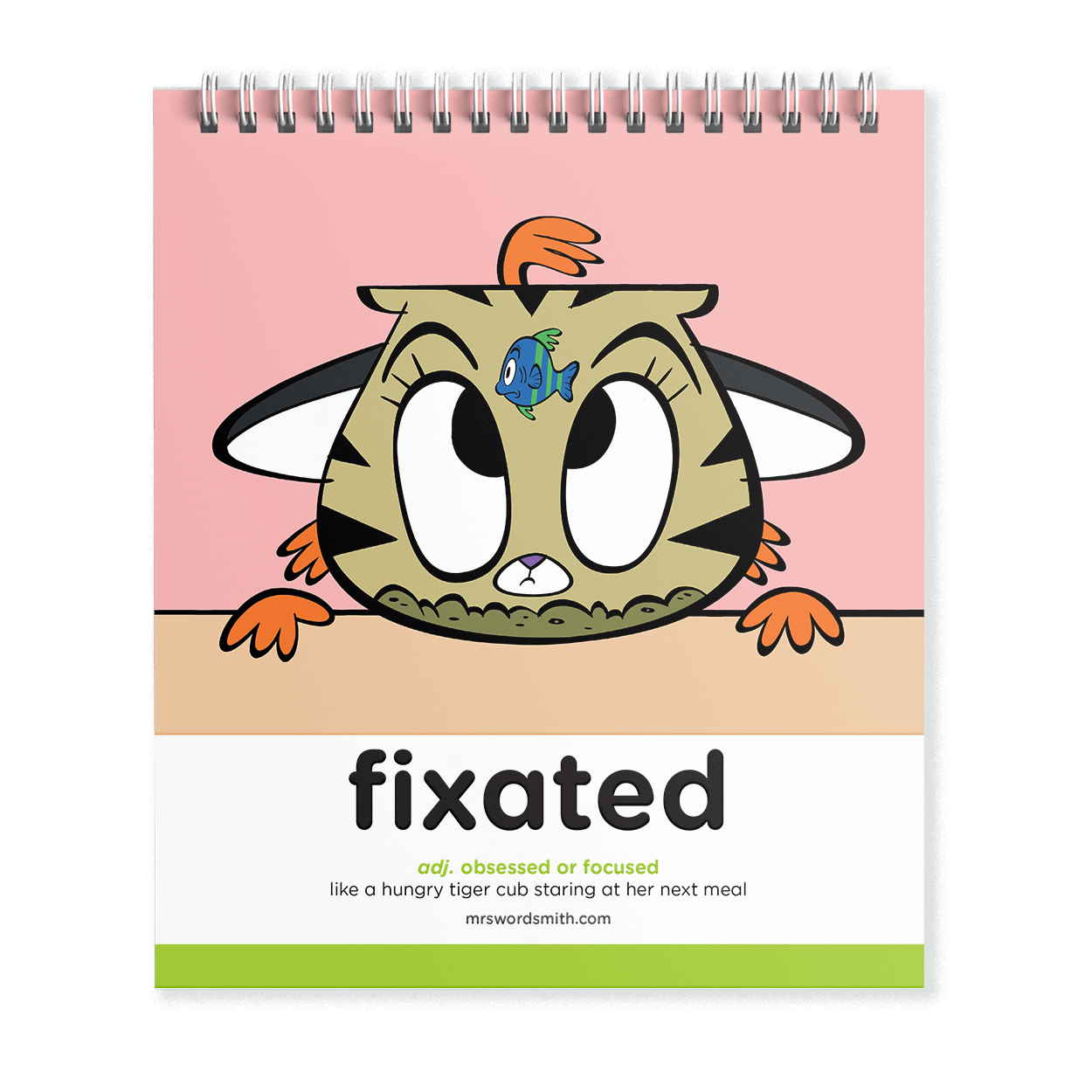 Fixated word definition