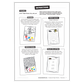 Instructions, examples, and activities.