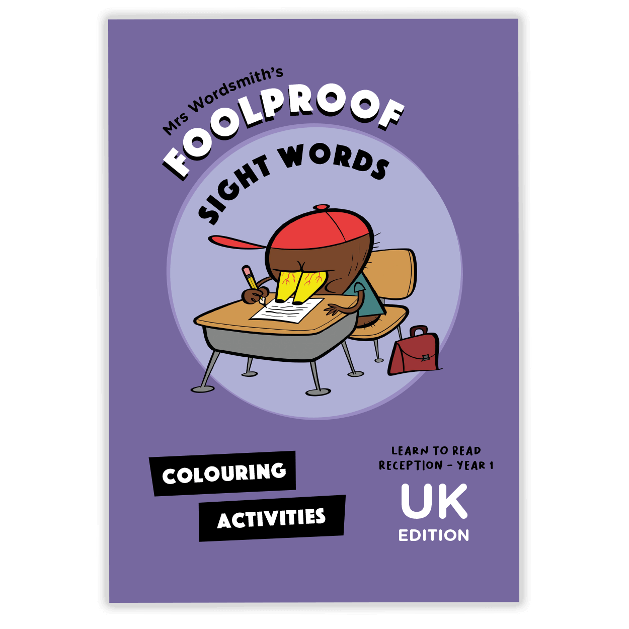 Sight Words Colouring Book UK Edition
