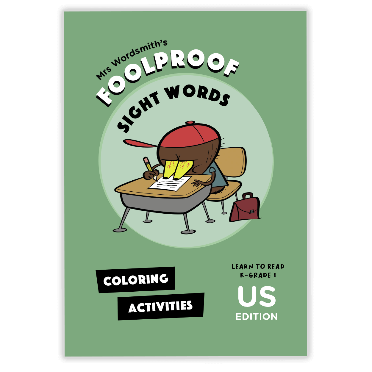 Sight Words Coloring Activities US Edition Cover