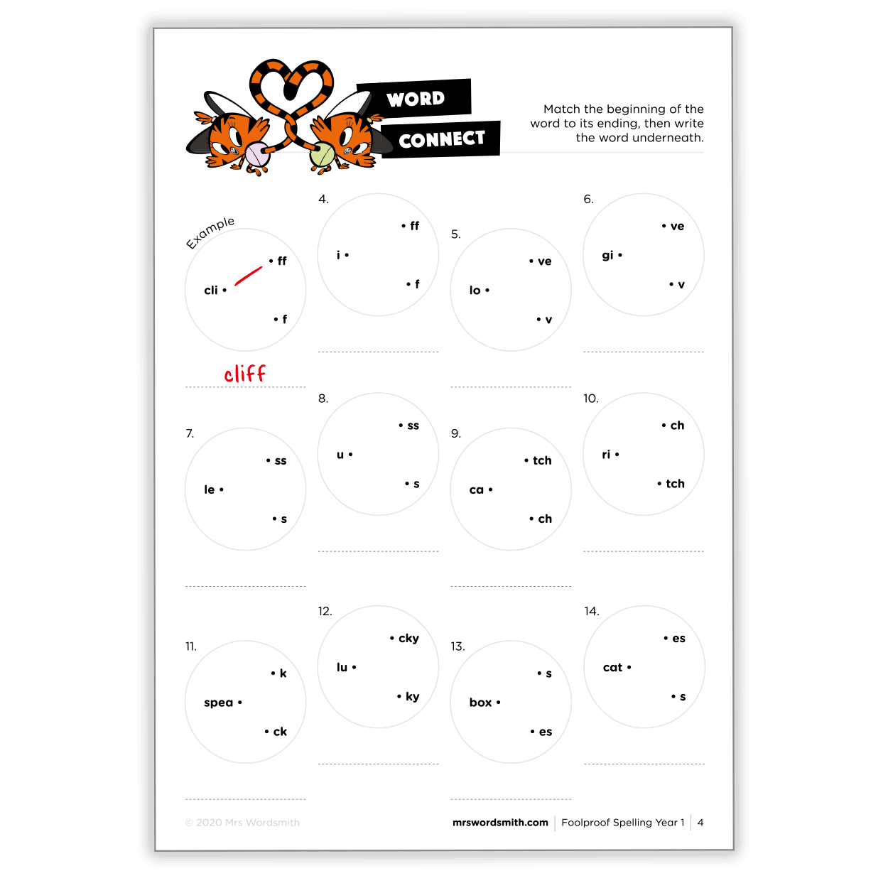 Word Connect activity.