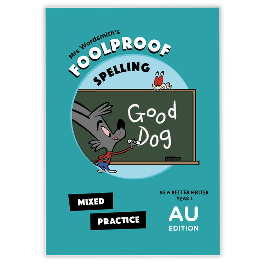 Year 1 Spelling Mixed Practice Cover (AU Edition)