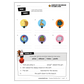 Spelling quiz worksheet with pictures and fill-in-the-blanks