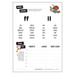 Spelling words list with 'ff' and 'll' sounds - Year 1