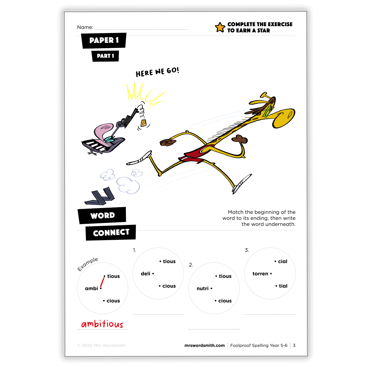 Word Connect exercise