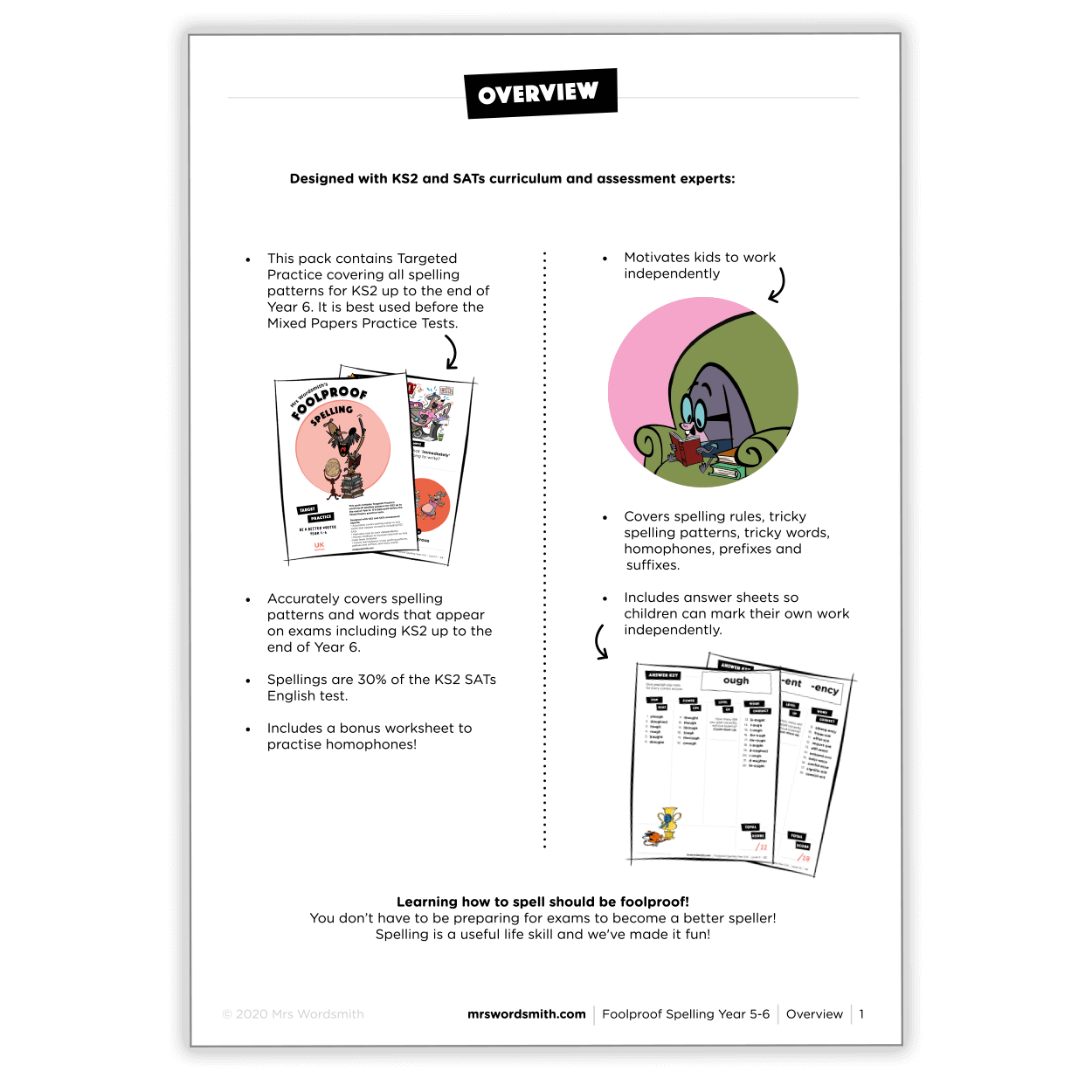 Spelling Y5-6 Target Practice Overview