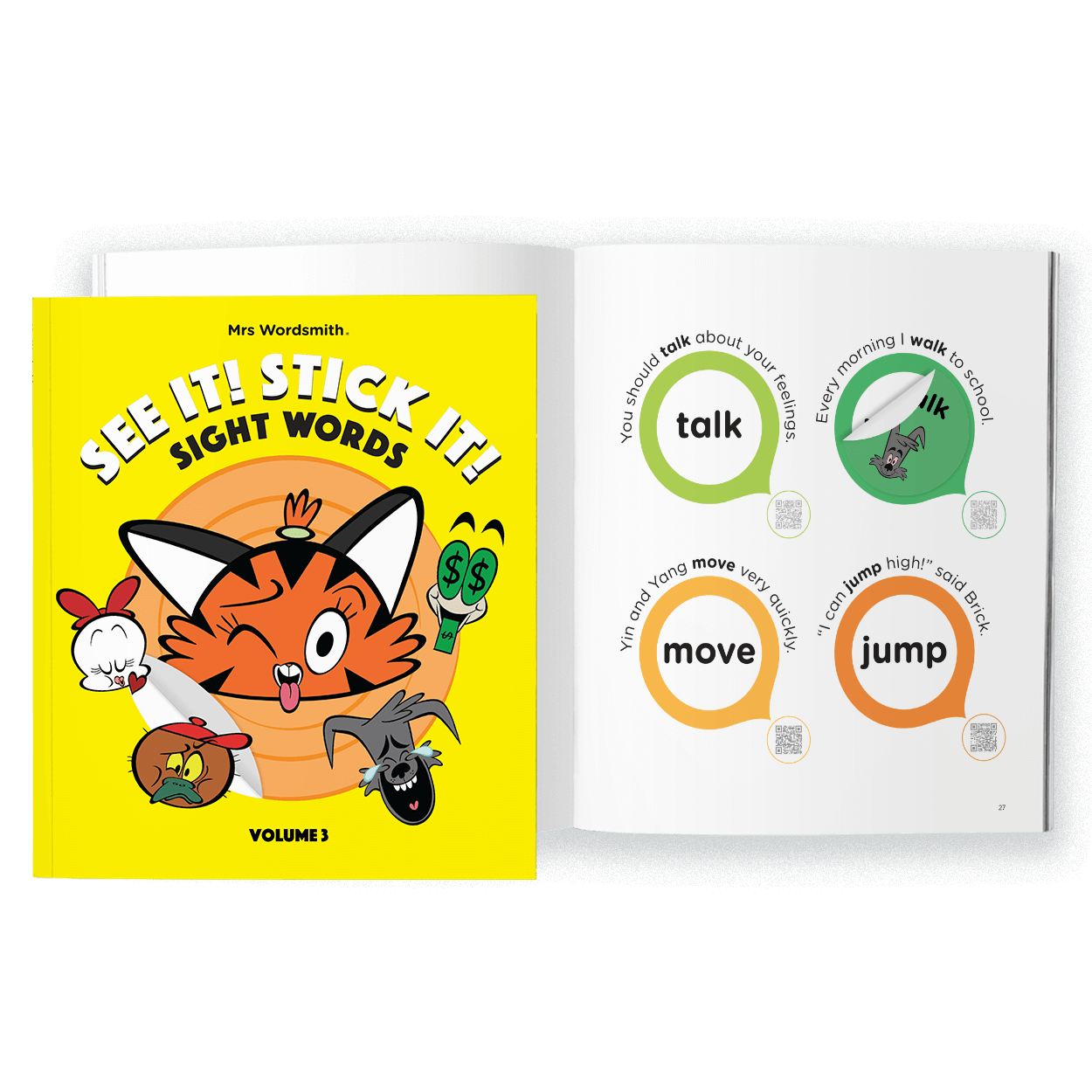 See It! Stick It! Sight Words book, carousel image
