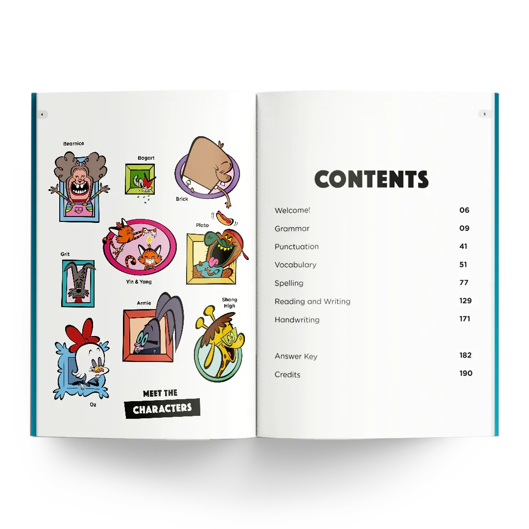 Year 2 Monumental Workbook - Contents & Character Meet