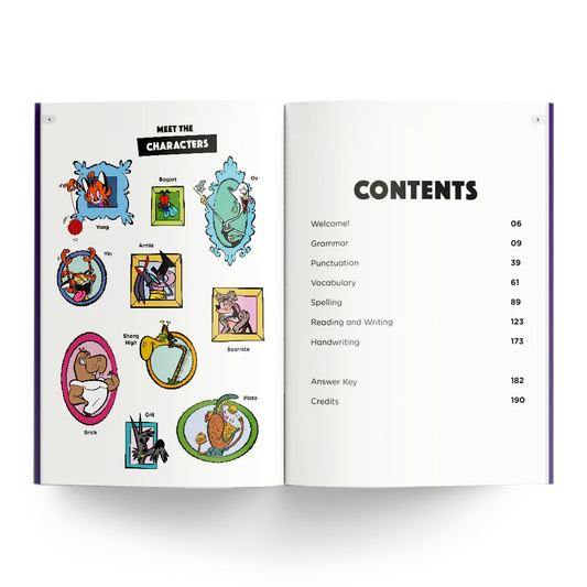 Year 3 Sensational Workbook - Characters & Contents