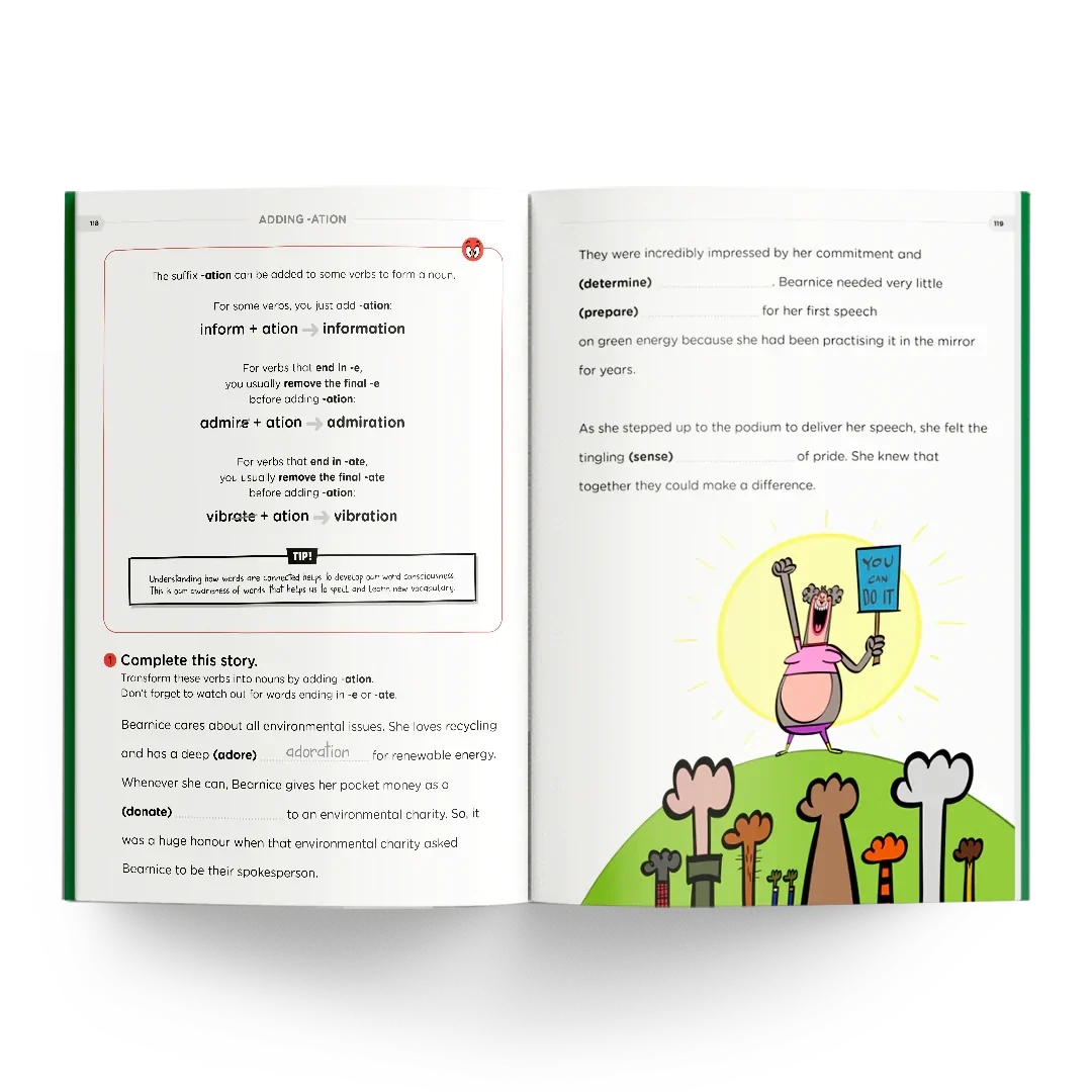vocabulary and illustration
