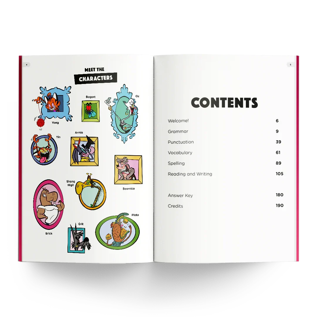 Year 5 Stupendous Workbook - Meet the Characters & Contents