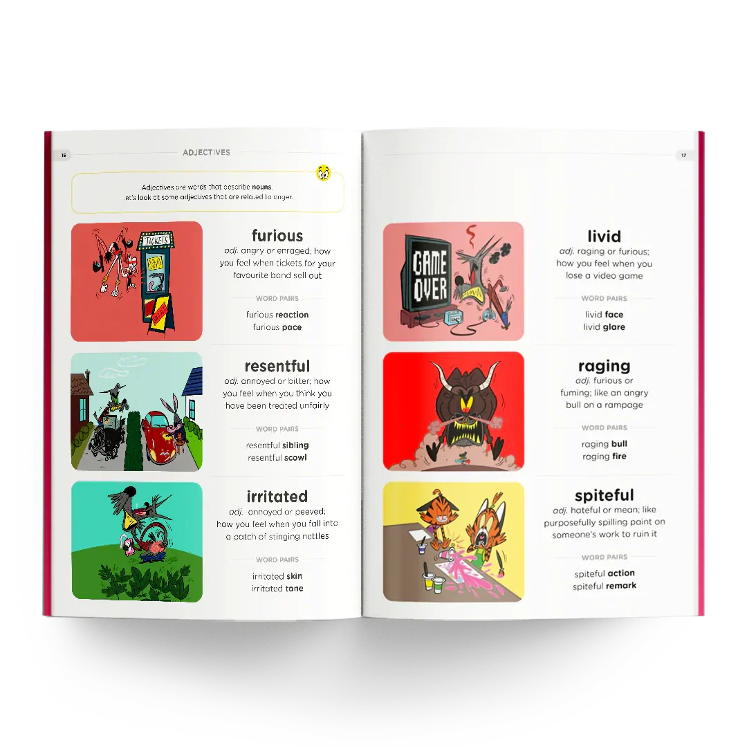 Year 5 Stupendous Workbook - Adjectives Page