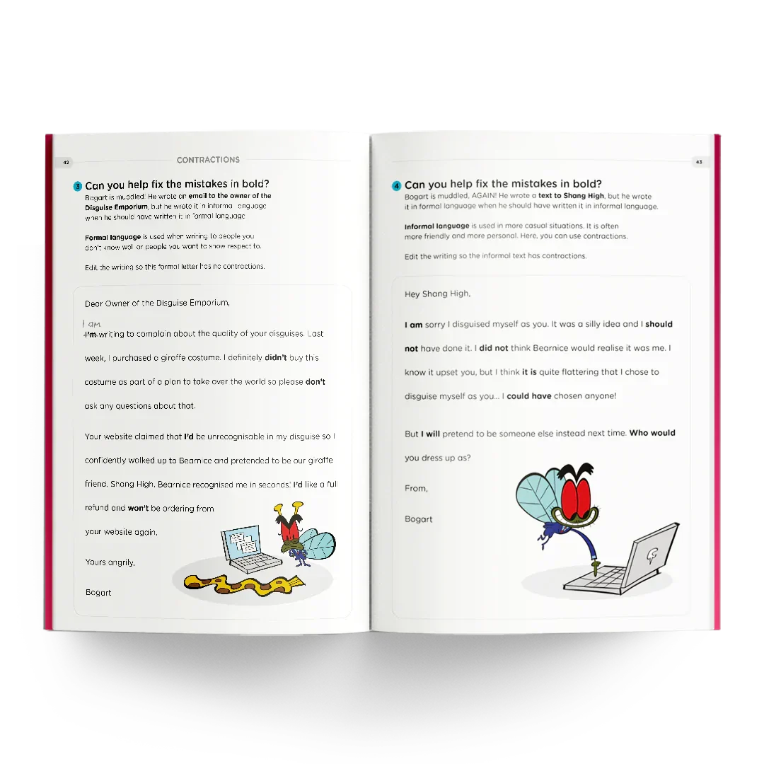Year 5 Stupendous Workbook - Contractions page 3