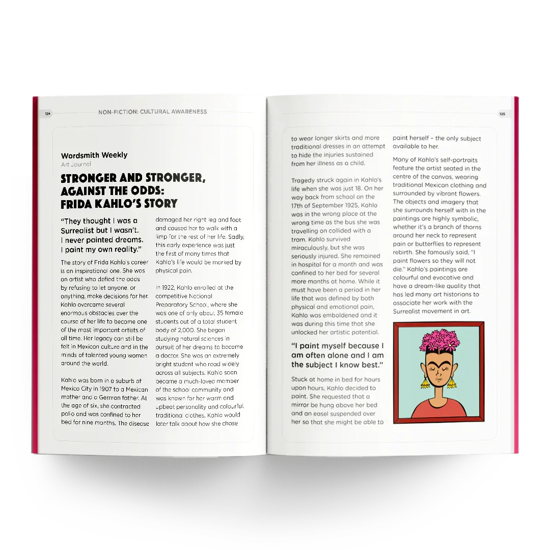 ProductpageAsset Year 5 Frida Kahlo Story Workbook