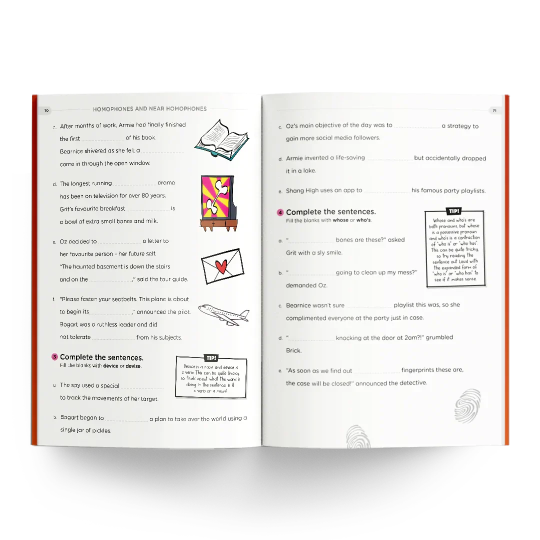 Year 6 Monumental Workbook - Homophones & Near Homophones