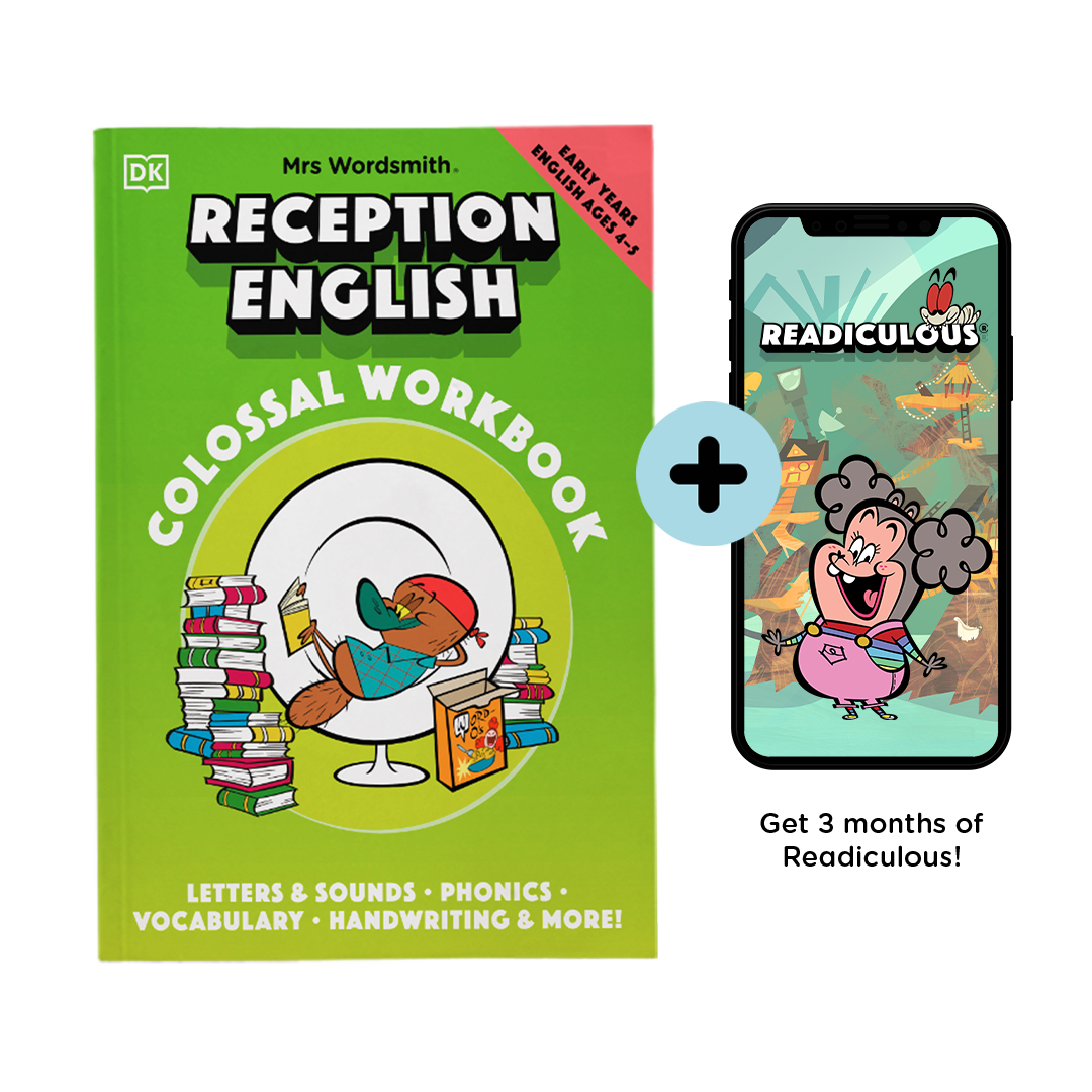 Reception English Workbook & Readiculous App