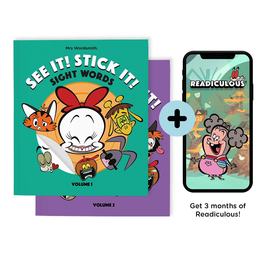 See It! Stick It! Readiculous sight word learning materials