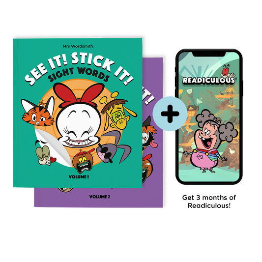 See It! Stick It! Readiculous sight word learning materials