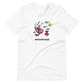 Sensational adult t-shirt with cartoon magician design
