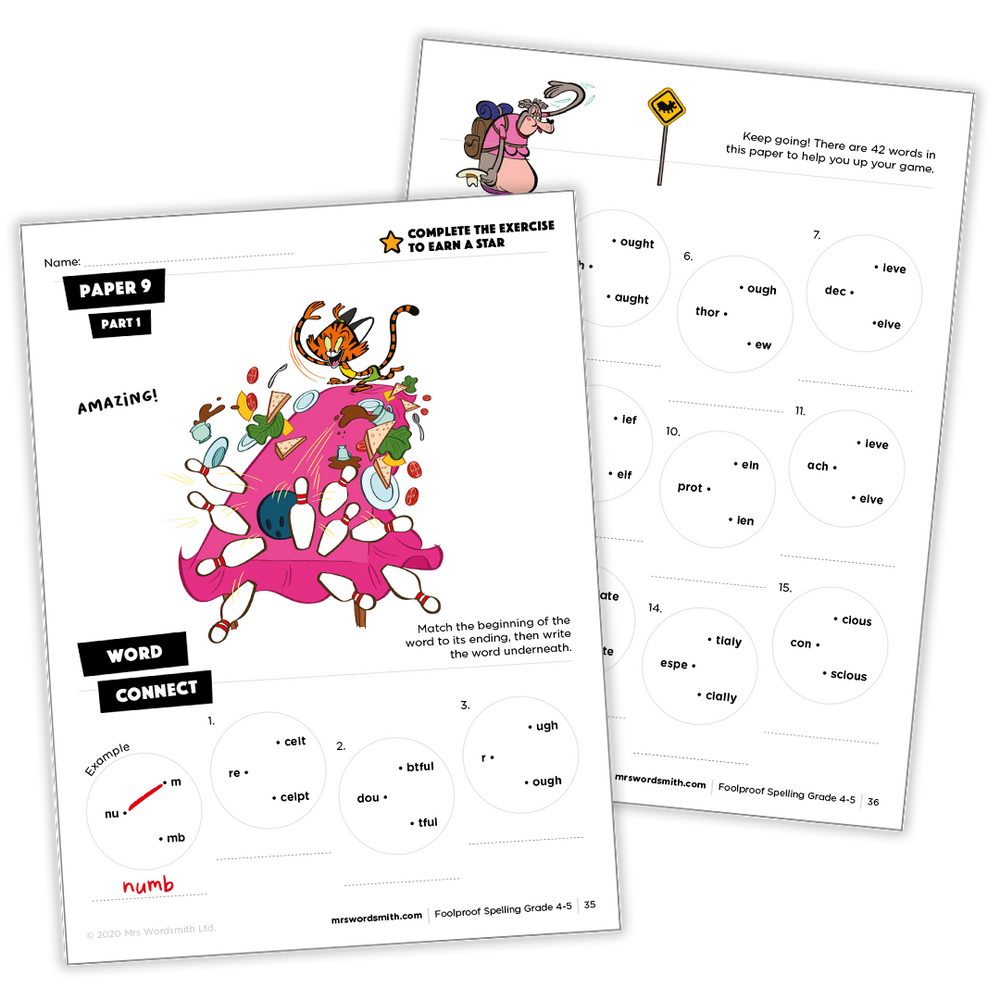 Word connect exercises