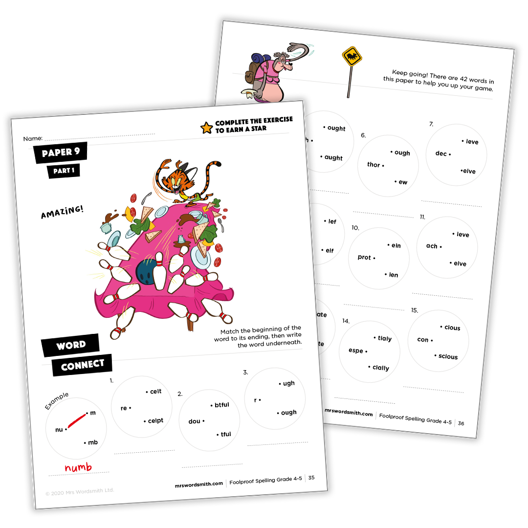 Word connect exercises
