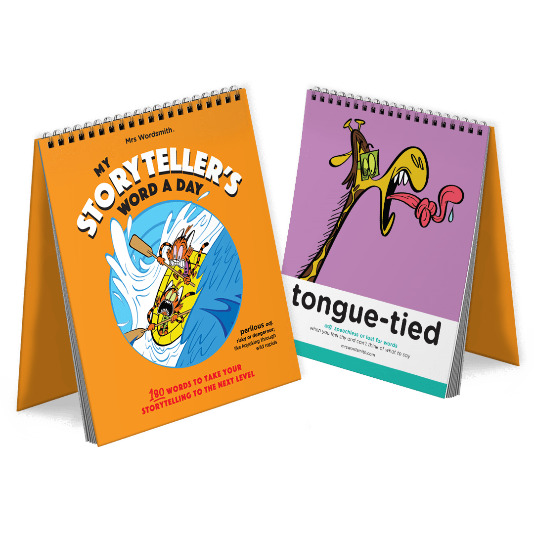 Storyteller's Word a Day tongue-tied book cover