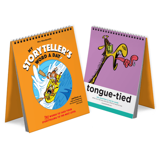 Storyteller's Word a Day tongue-tied book cover