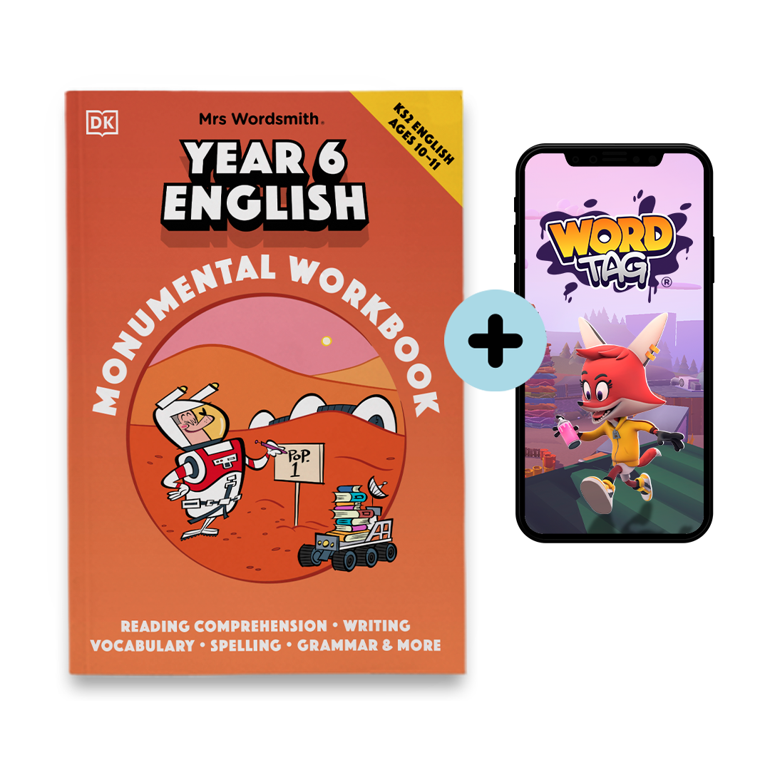 Year 6 English Monumental Workbook & Word Tag app